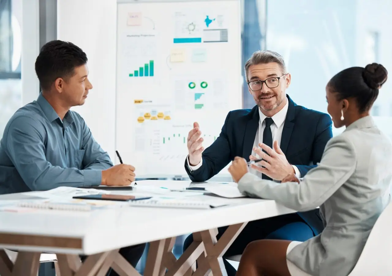 business-manager-accountant-or-investor-in-a-finance-marketing-or-company-meeting-presentation